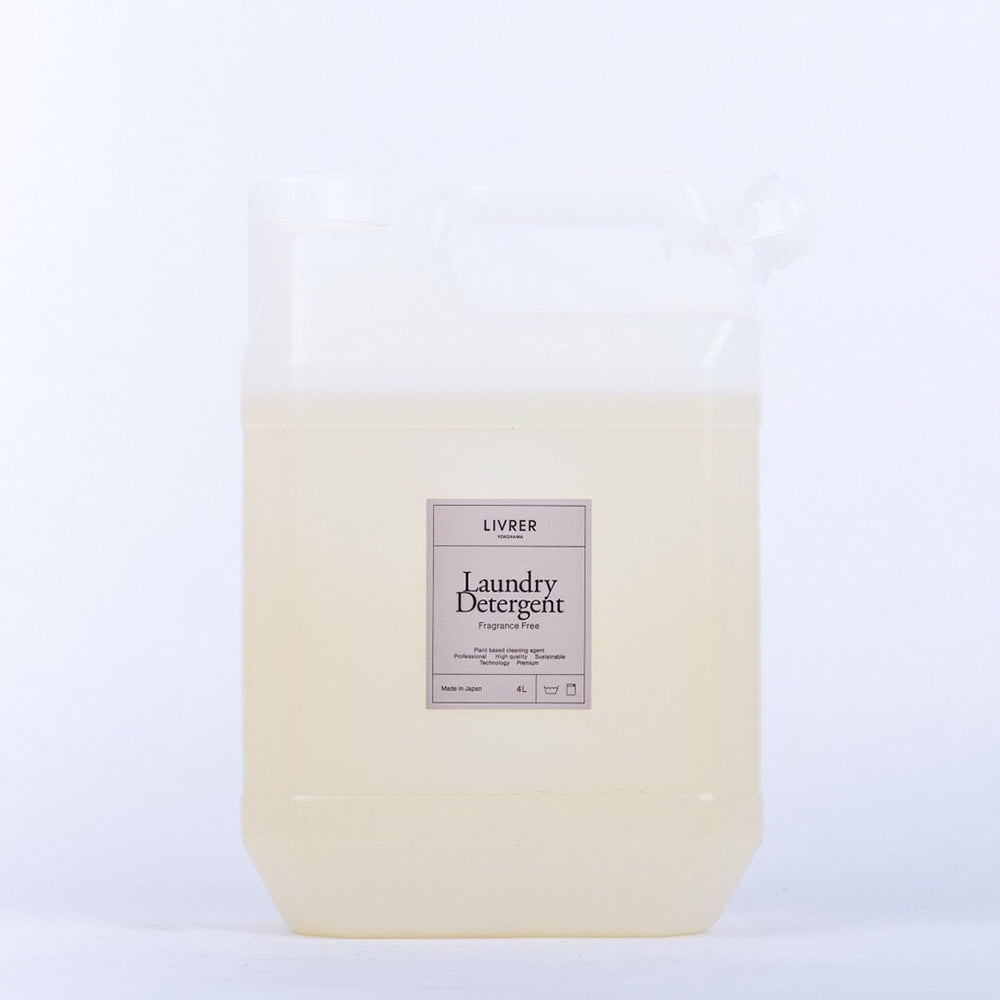 LIVRER 日常全效洗衣精 - 無香 FRAGRANCE FREE 4L